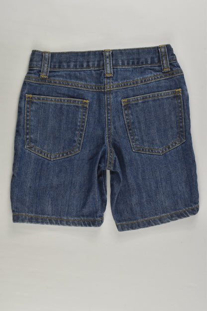 Gymboree Size 4 Denim Shorts with Floral Embroidery