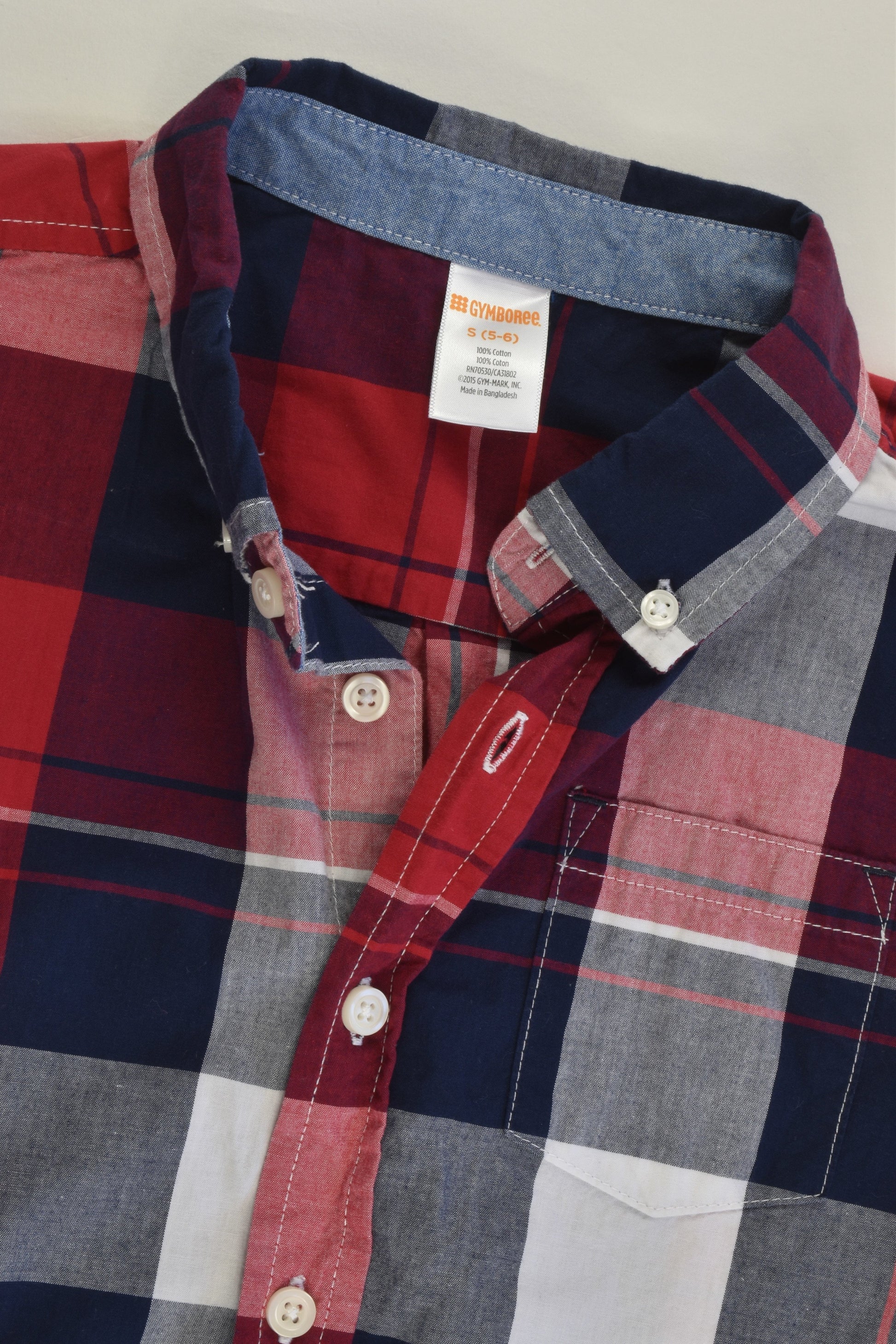 Gymboree Size 5-6 Checked Shirt