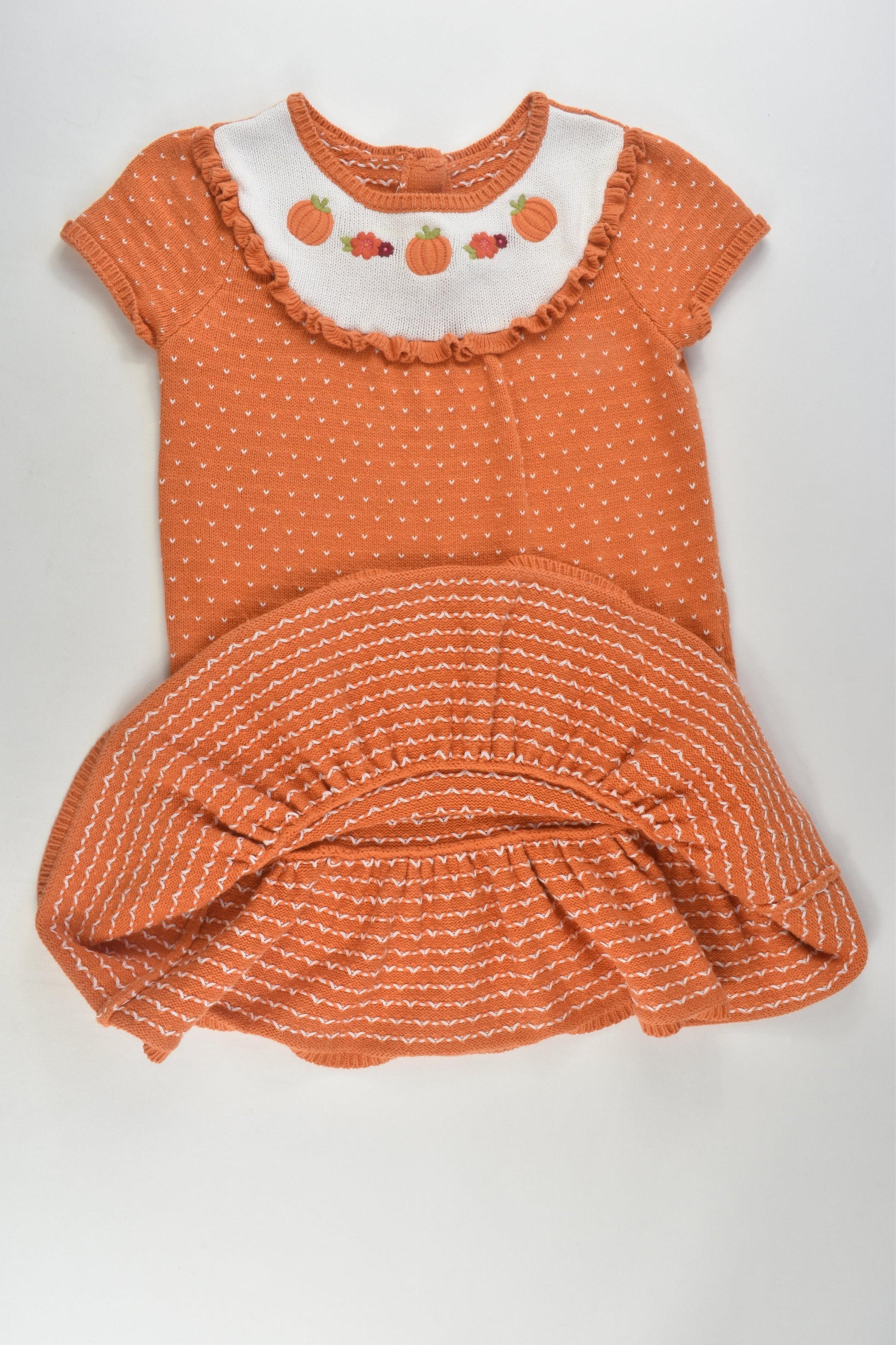 Gymboree Size 5 Pumpkin Knit Dress