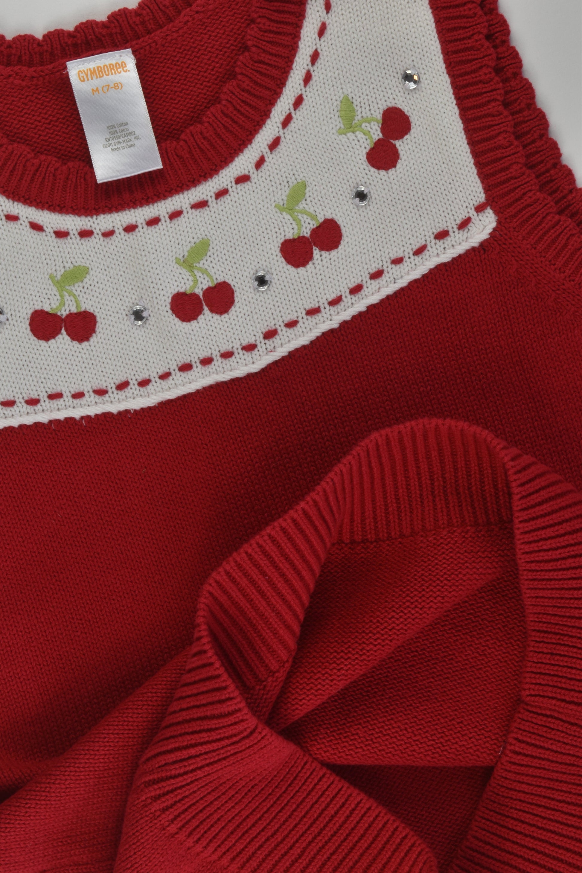 Gymboree Size 7-8 Cherries Knit Vest