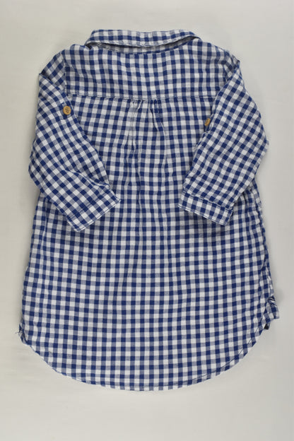 H&M Size 0 (74 cm) Checked Dress/Tunic