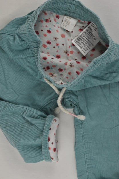 H&M Size 00 (68 cm) Lined Cord Pants