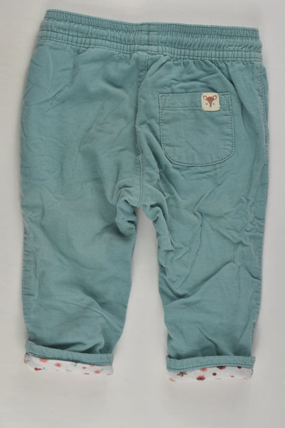 H&M Size 00 (68 cm) Lined Cord Pants