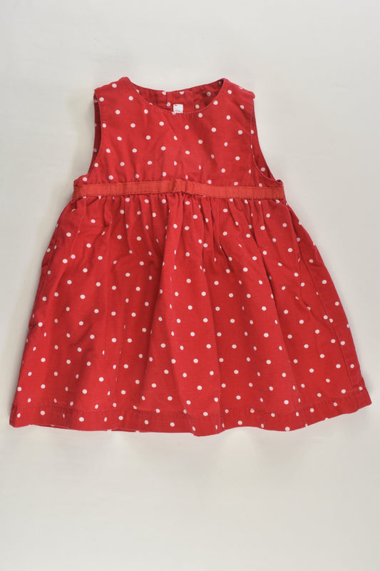 H&M Size 00 (68 cm) Polka Dots Dress