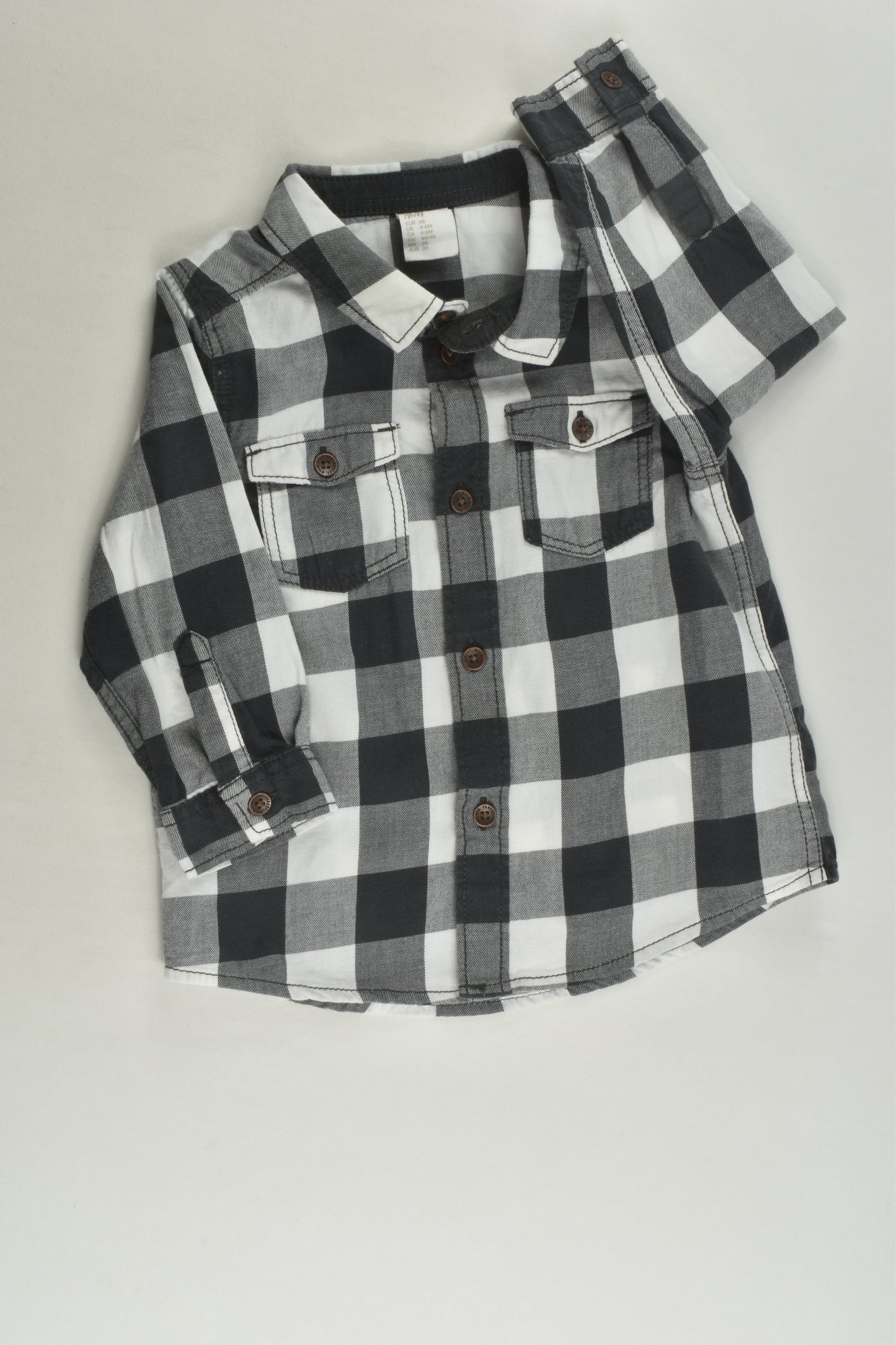 H&M Size 00 Checked Shirt