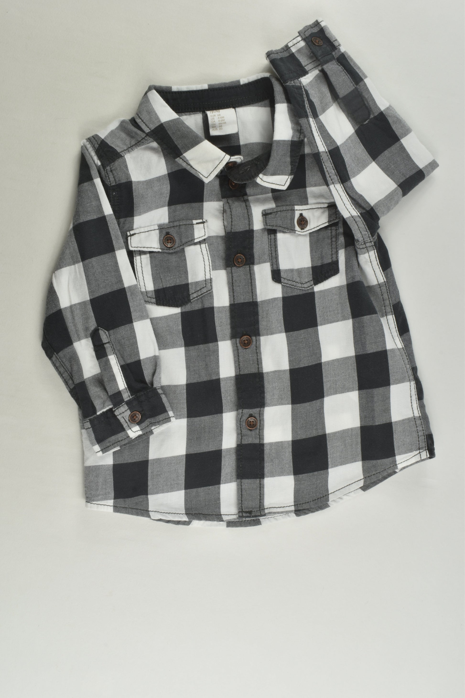 H&M Size 00 Checked Shirt