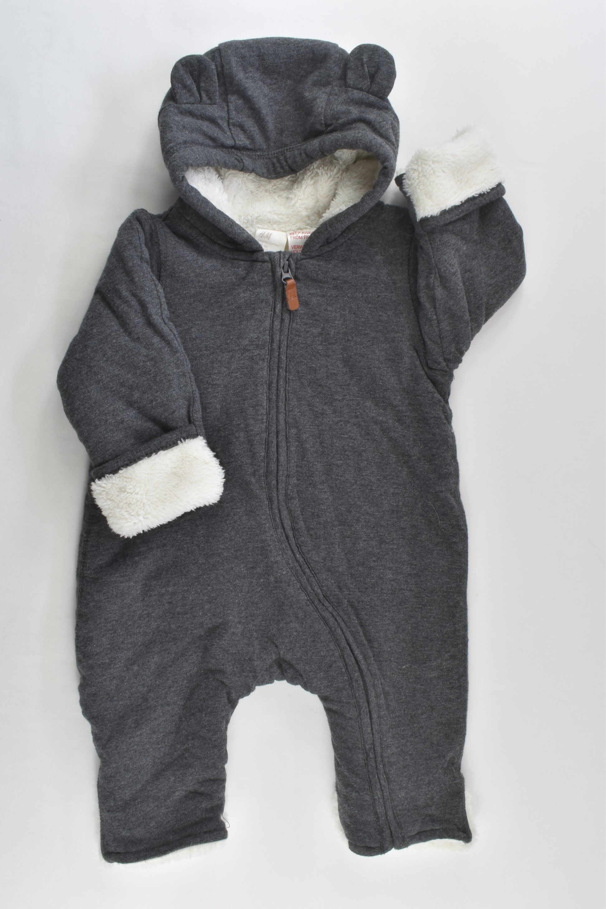 H&M Size 000 (56 cm) Organic Pramsuit