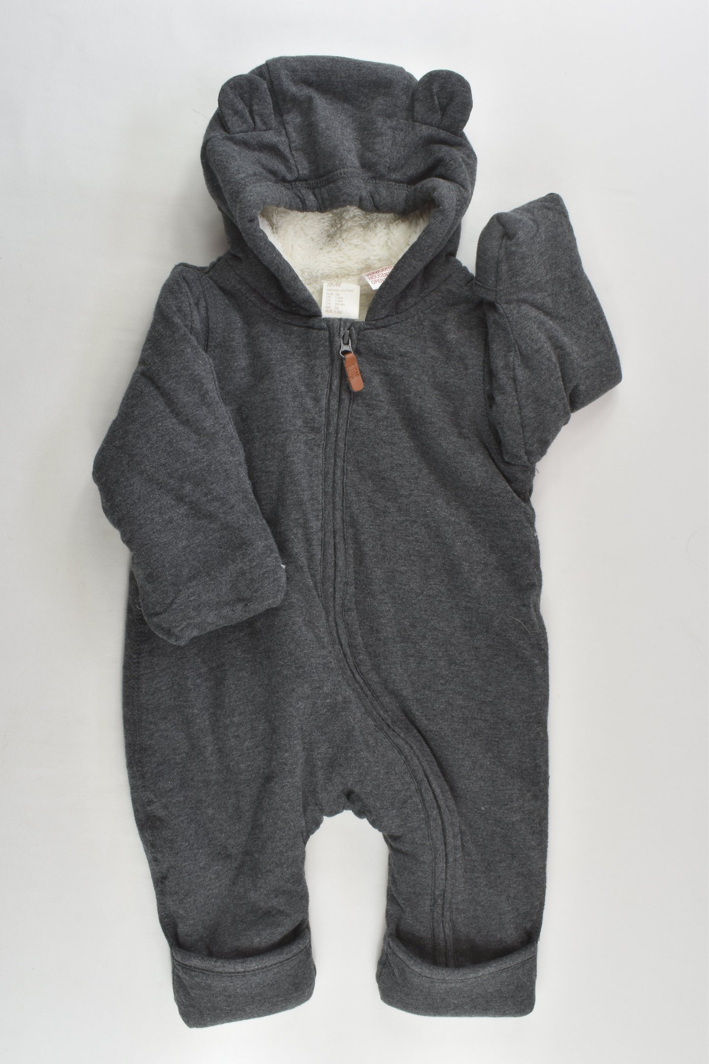 H&M Size 000 (56 cm) Organic Pramsuit