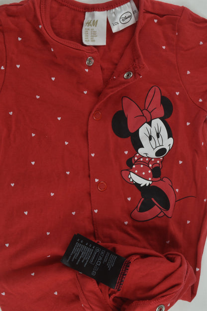 H&M Size 000 Minnie Mouse Romper