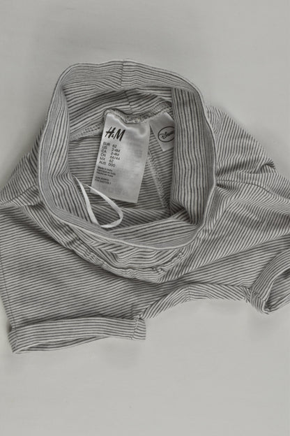 H&M Size 000 Striped Shorts