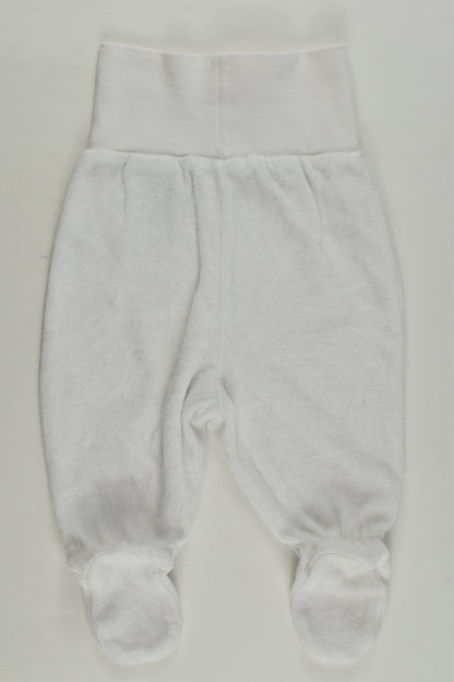 H&M Size 0000 (50 cm) Footed Velour Pants