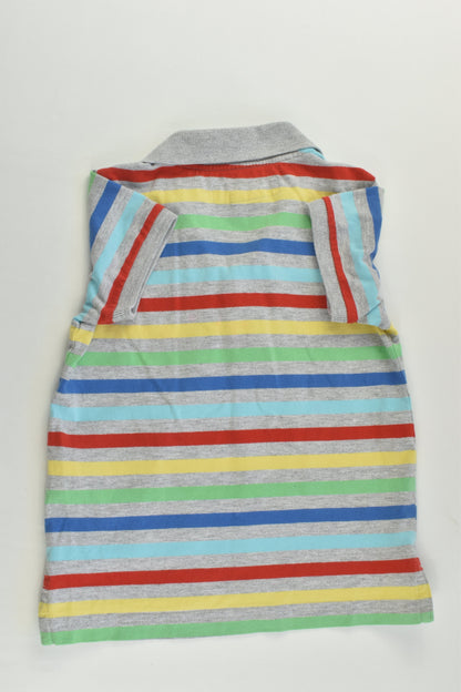 H&M Size 1 (86 cm) Colorful Stripes Polo Shirt