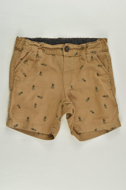 H&M Size 1 (86 cm) Pineapples Lightweight Shorts