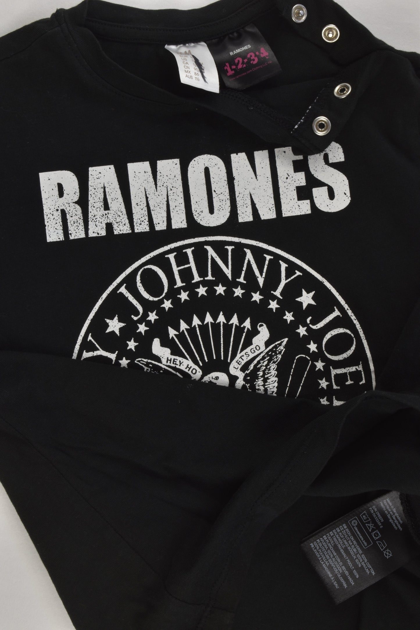 H&M Size 1 (86 cm) Ramones T-shirt
