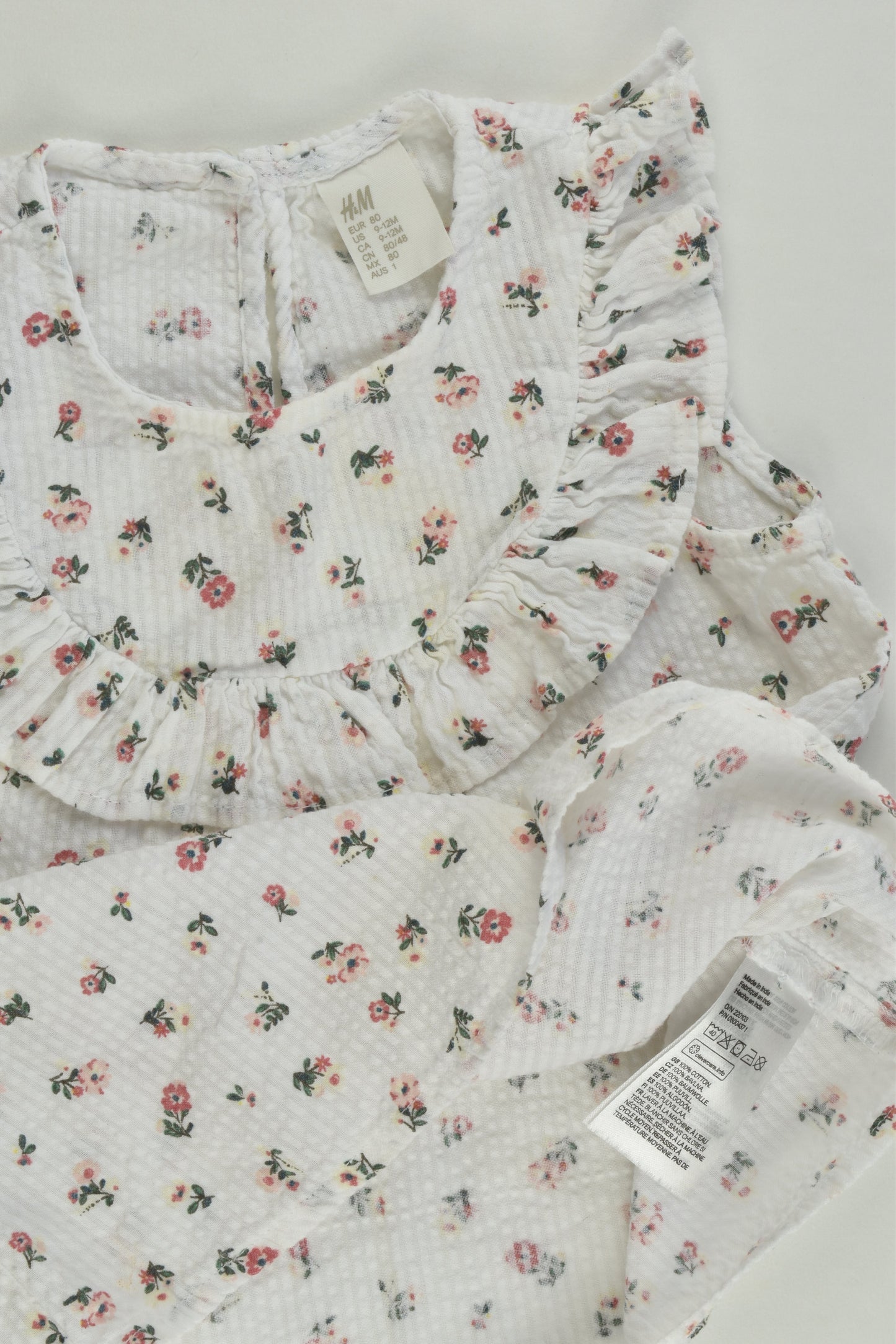 H&M Size 1 Floral Blouse
