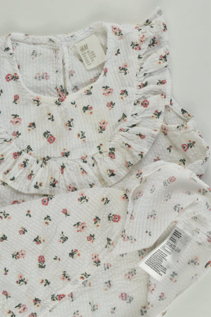 H&M Size 1 Floral Blouse
