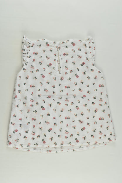 H&M Size 1 Floral Blouse