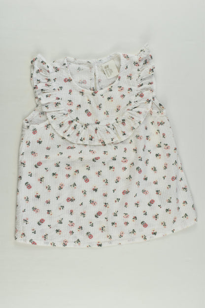 H&M Size 1 Floral Blouse