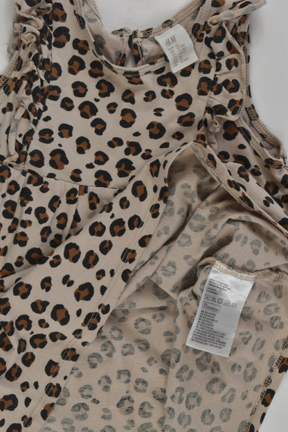 H&M Size 1 Leopard Print Dress