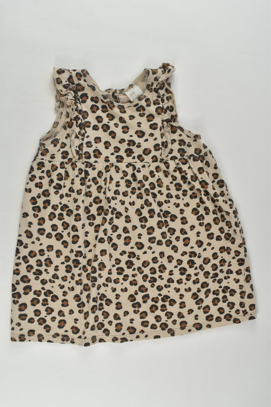 H&M Size 1 Leopard Print Dress