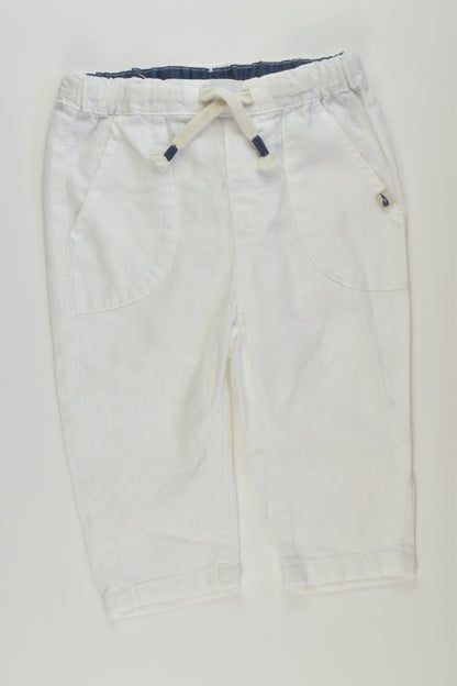 H&M Size 1 Linen Blend Pants