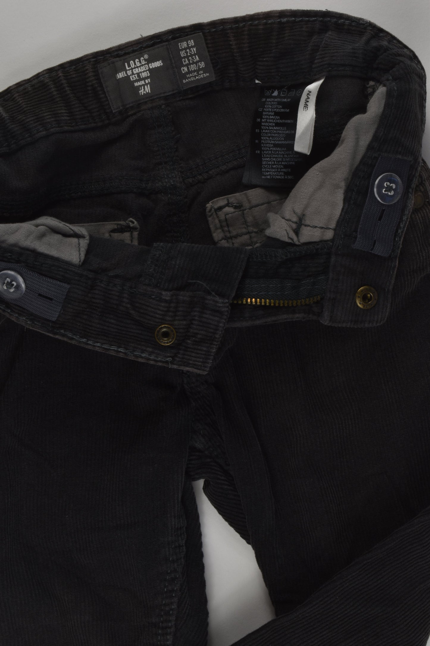 H&M Size 2-3 Cord Pants
