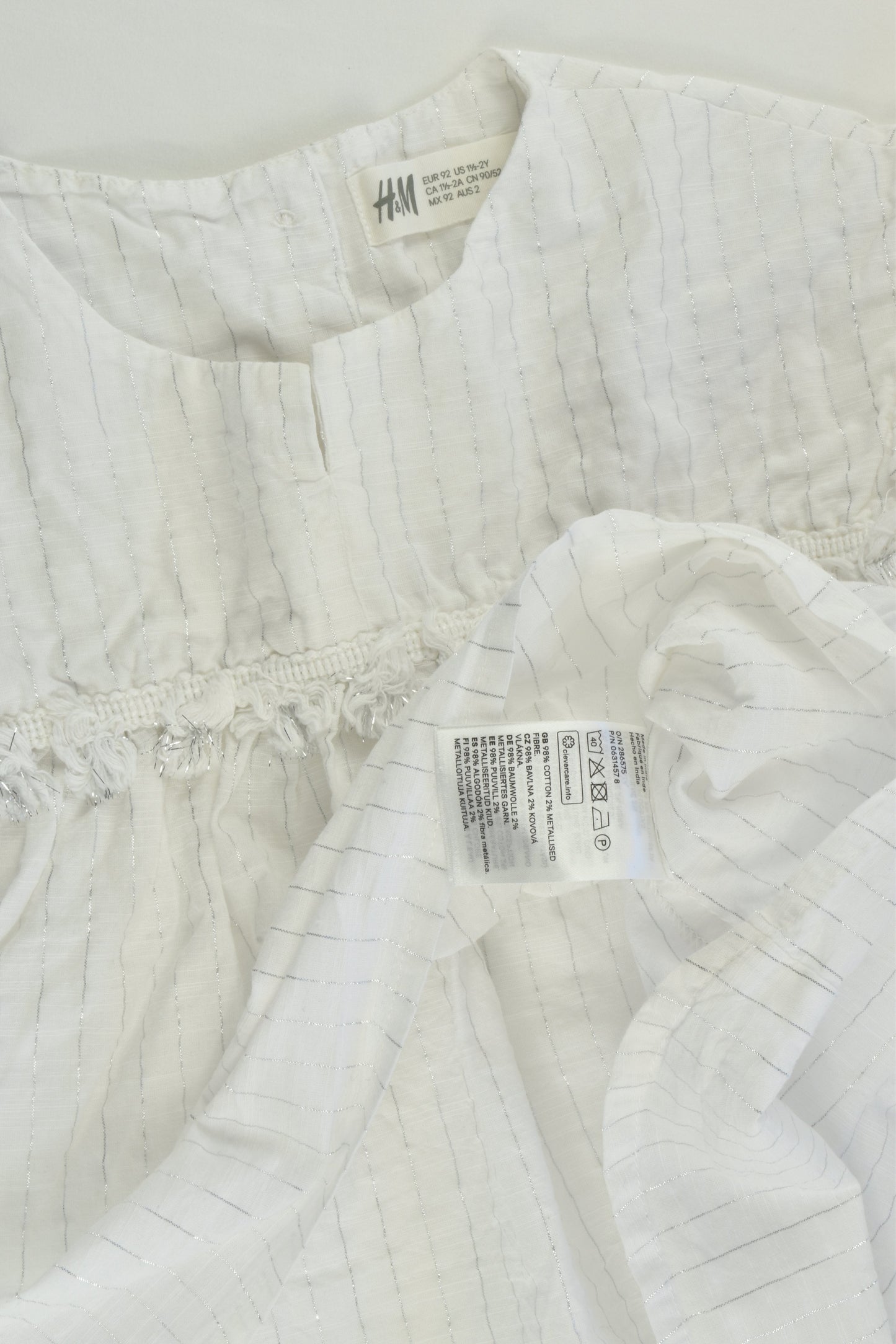 H&M Size 2 (92 cm) Blouse