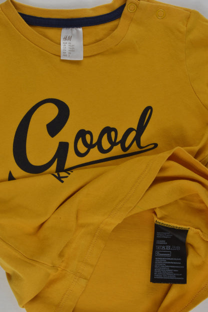 H&M Size 2 (92 cm) 'Good Things' Top
