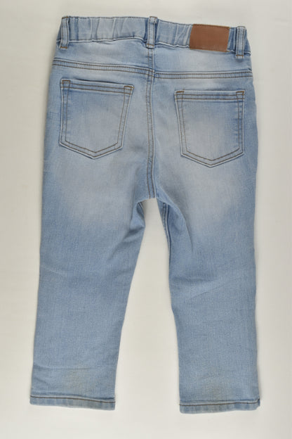 H&M Size 2 (92 cm) Stretchy Slim Fit Denim Pants
