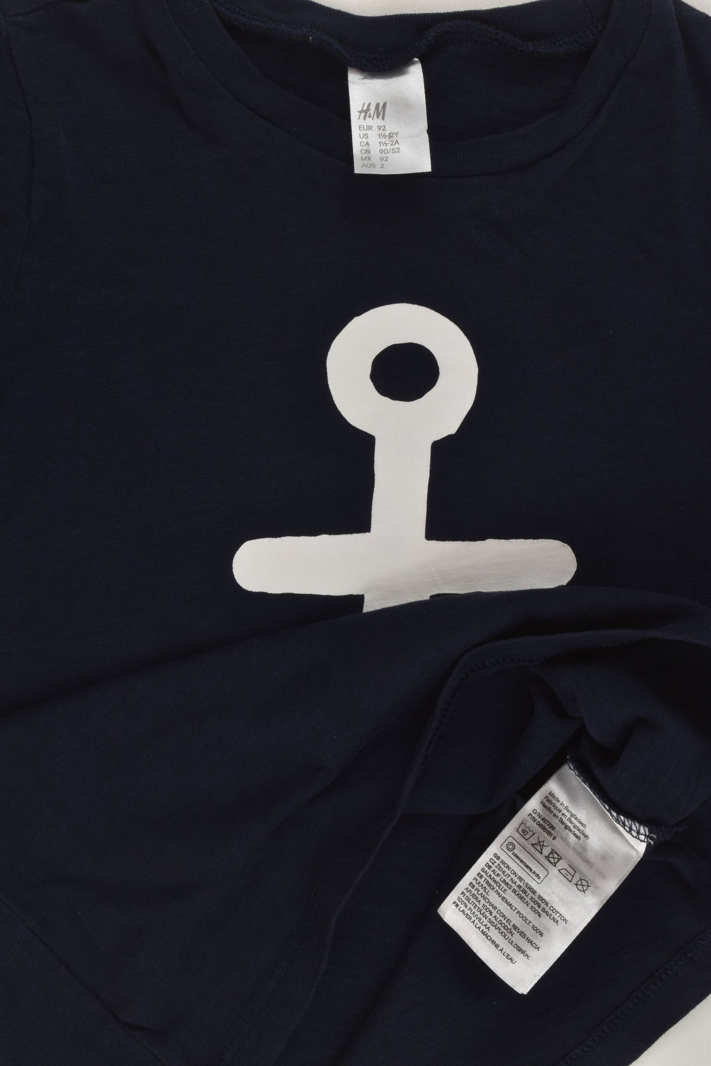 H&M Size 2 Nautical T-shirt