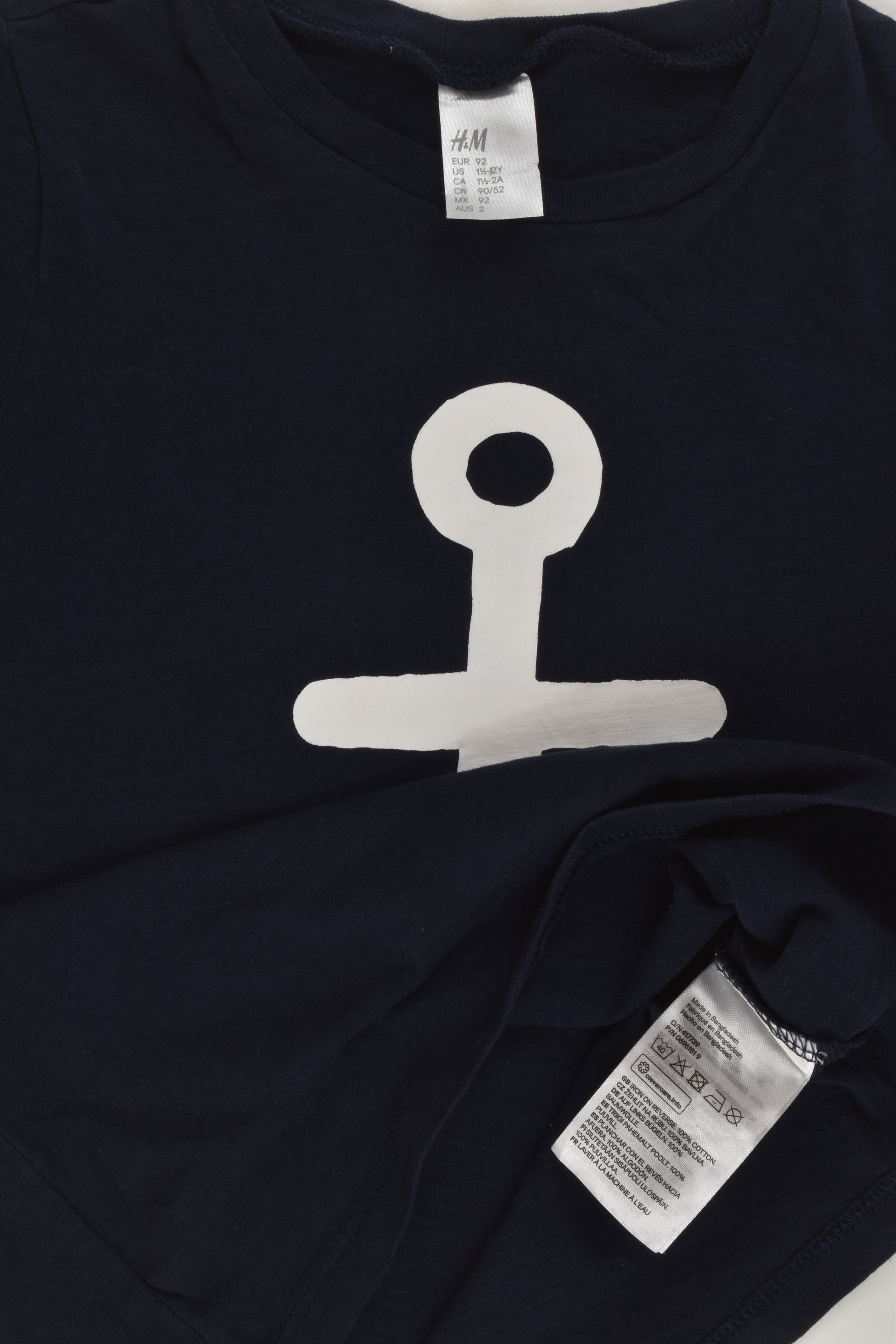 H&M Size 2 Nautical T-shirt