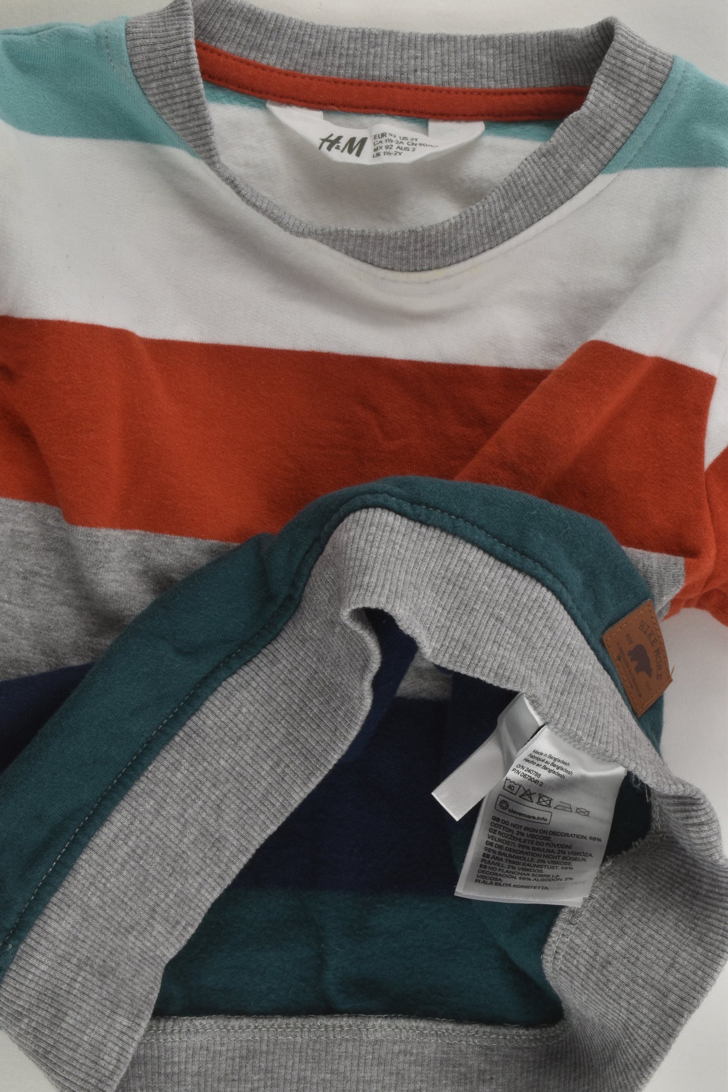 H&M Size 2 Striped Sweater