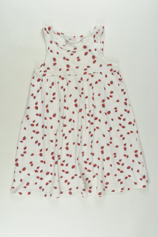 H&M Size 3-4 (98/104 cm) Ladybug Dress