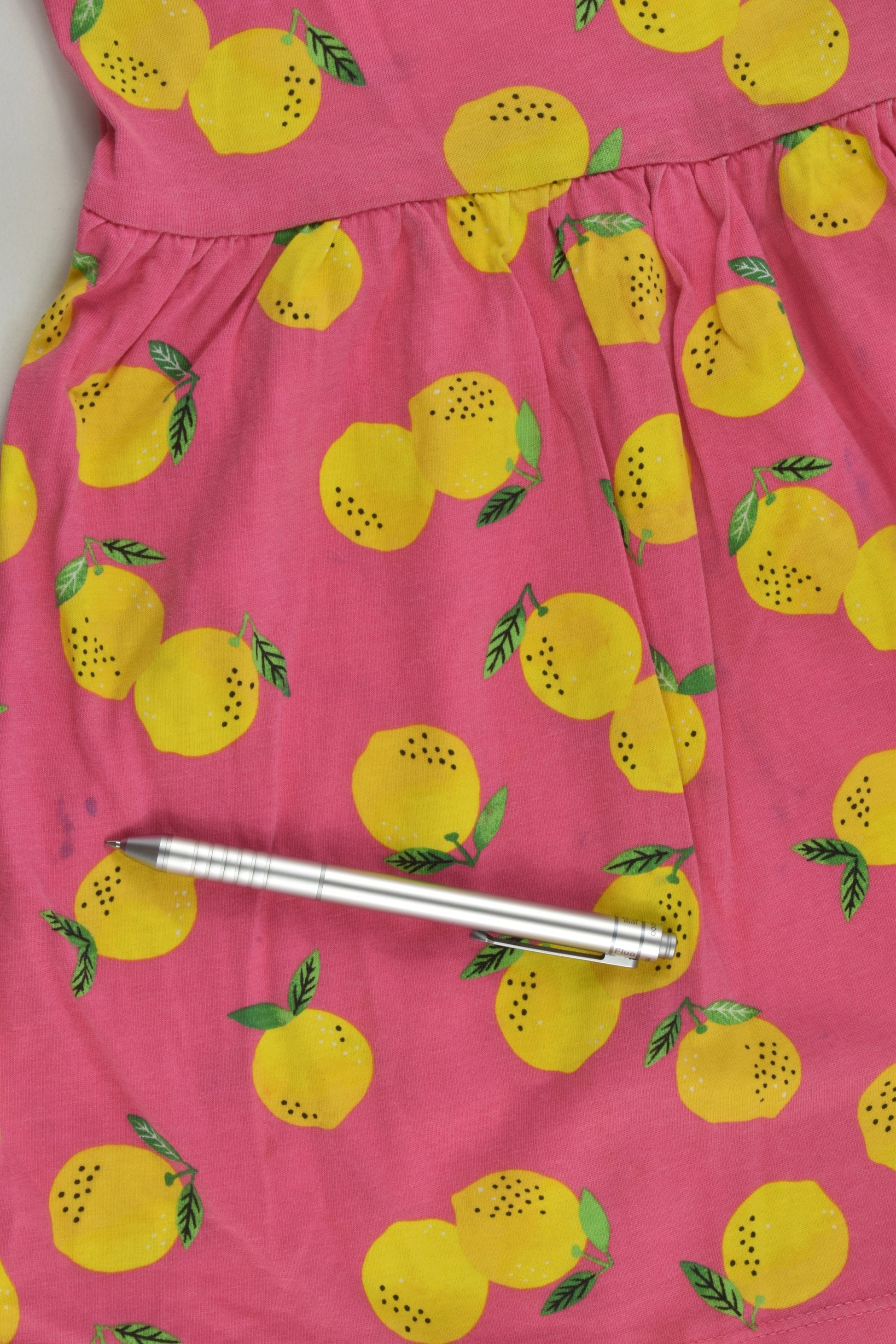 H&M Size 3-4 (98/104 cm) Lemon Dress