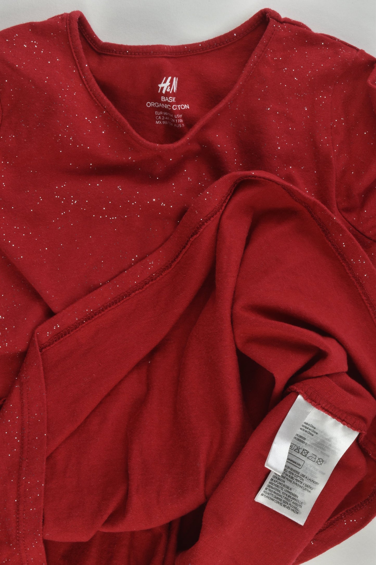 H&M Size 3-4 (98/104 cm) Organic Dress