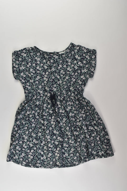 H&M Size 3-4 Floral Viscose Dress