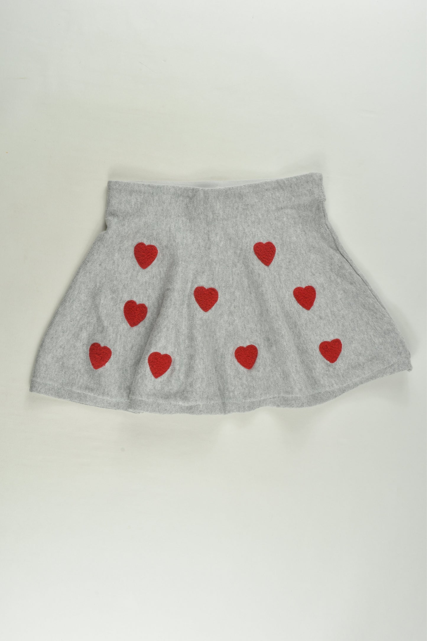 H&M Size 3-4 Love Hearts Knit Skirt