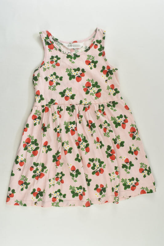 H&M Size 3-4 Strawberry Dress
