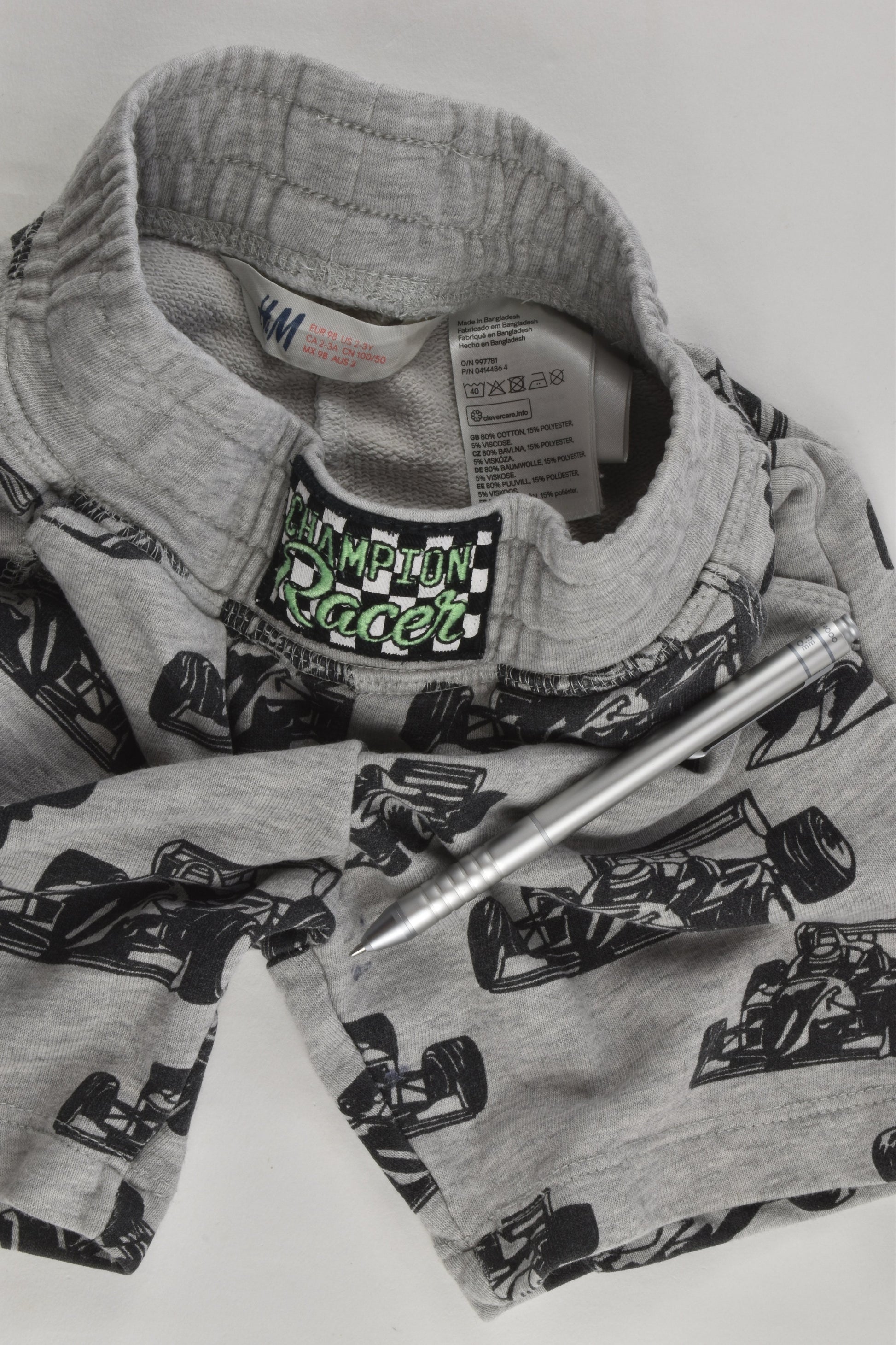 H&M Size 3 (98 cm) 'Champion Racer' Shorts