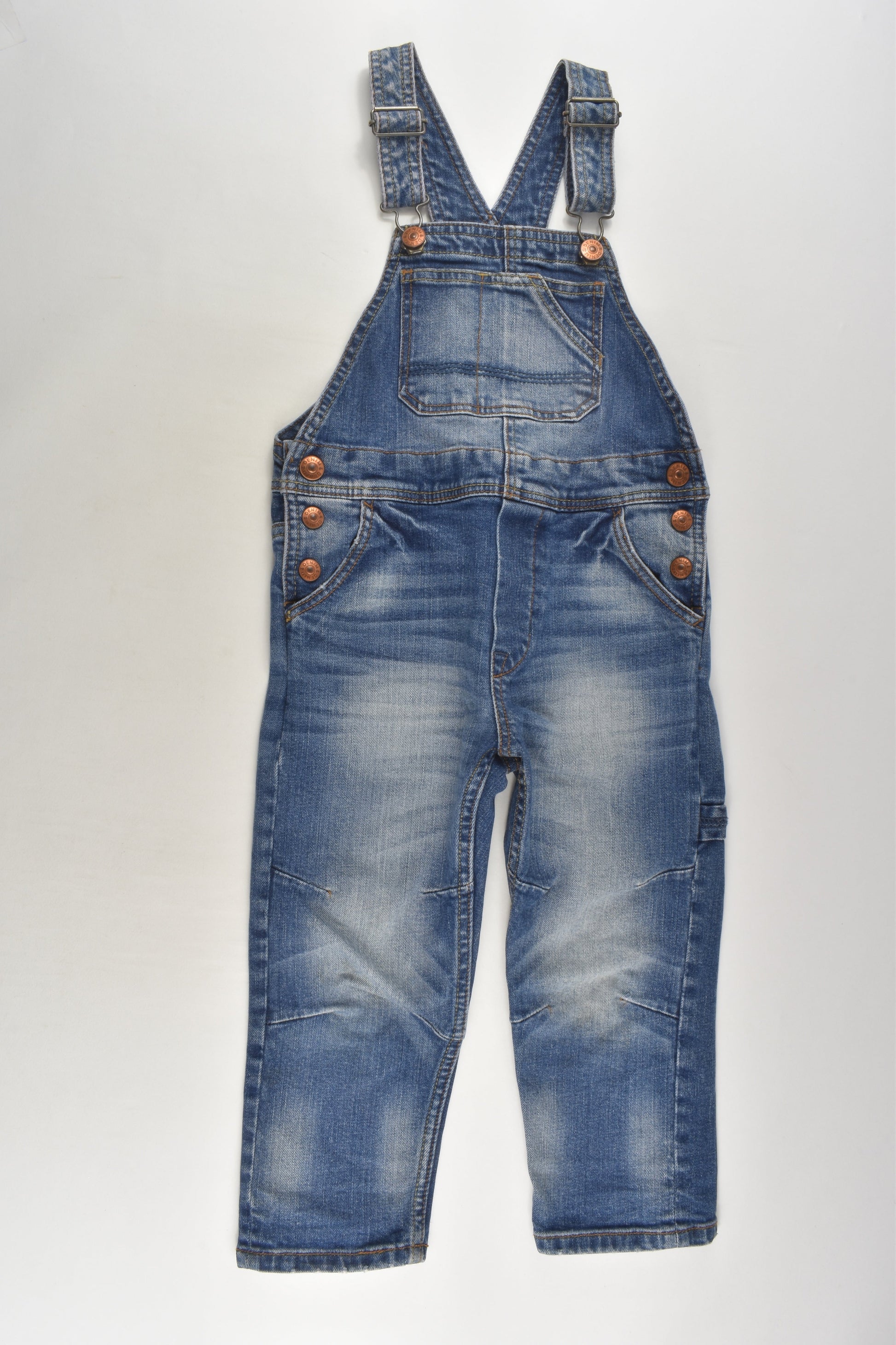 H&M Size 3 (98 cm) Denim Overalls