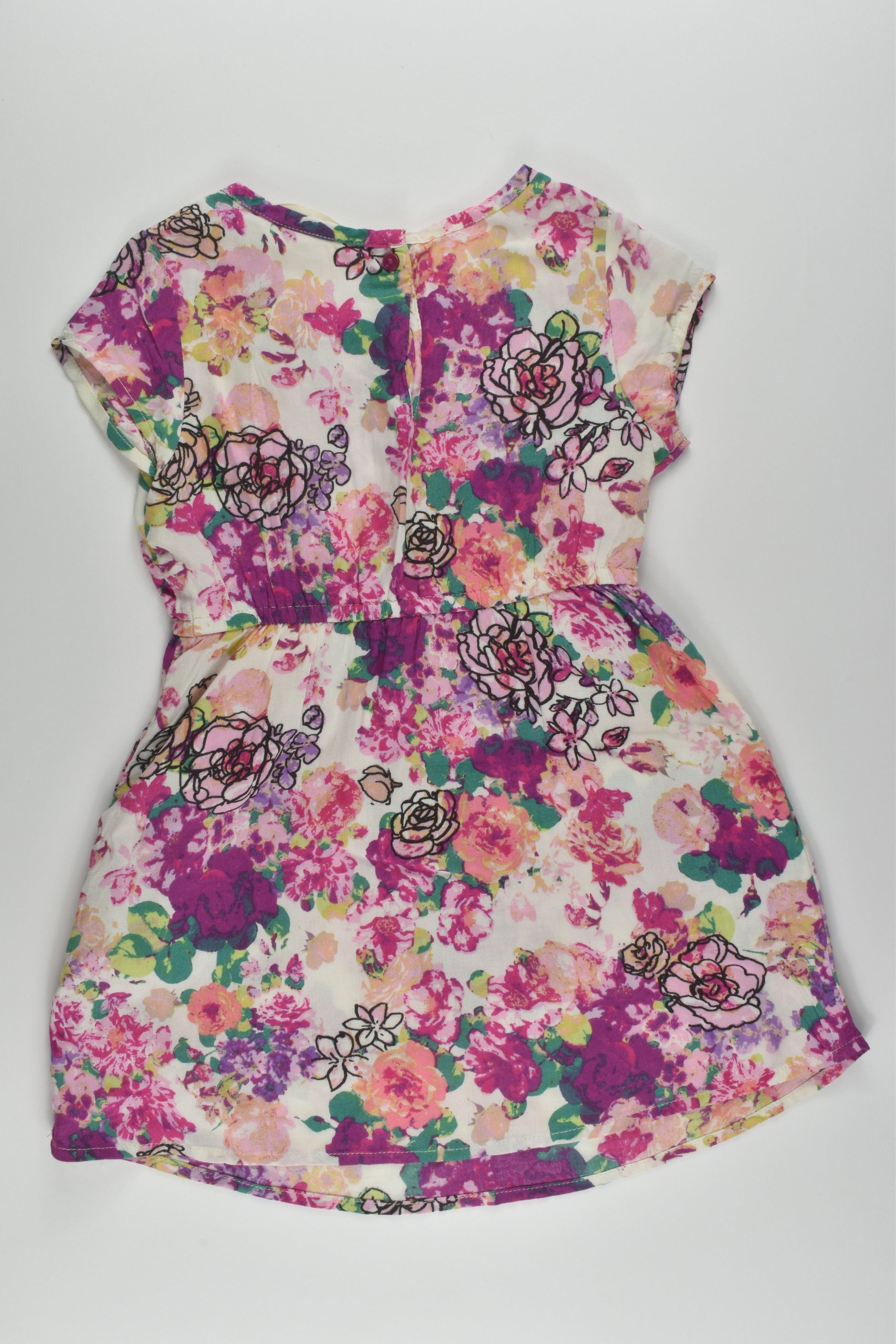 H&M Size 3 Floral Viscose Dress