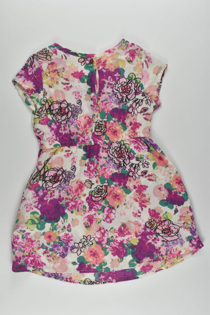 H&M Size 3 Floral Viscose Dress