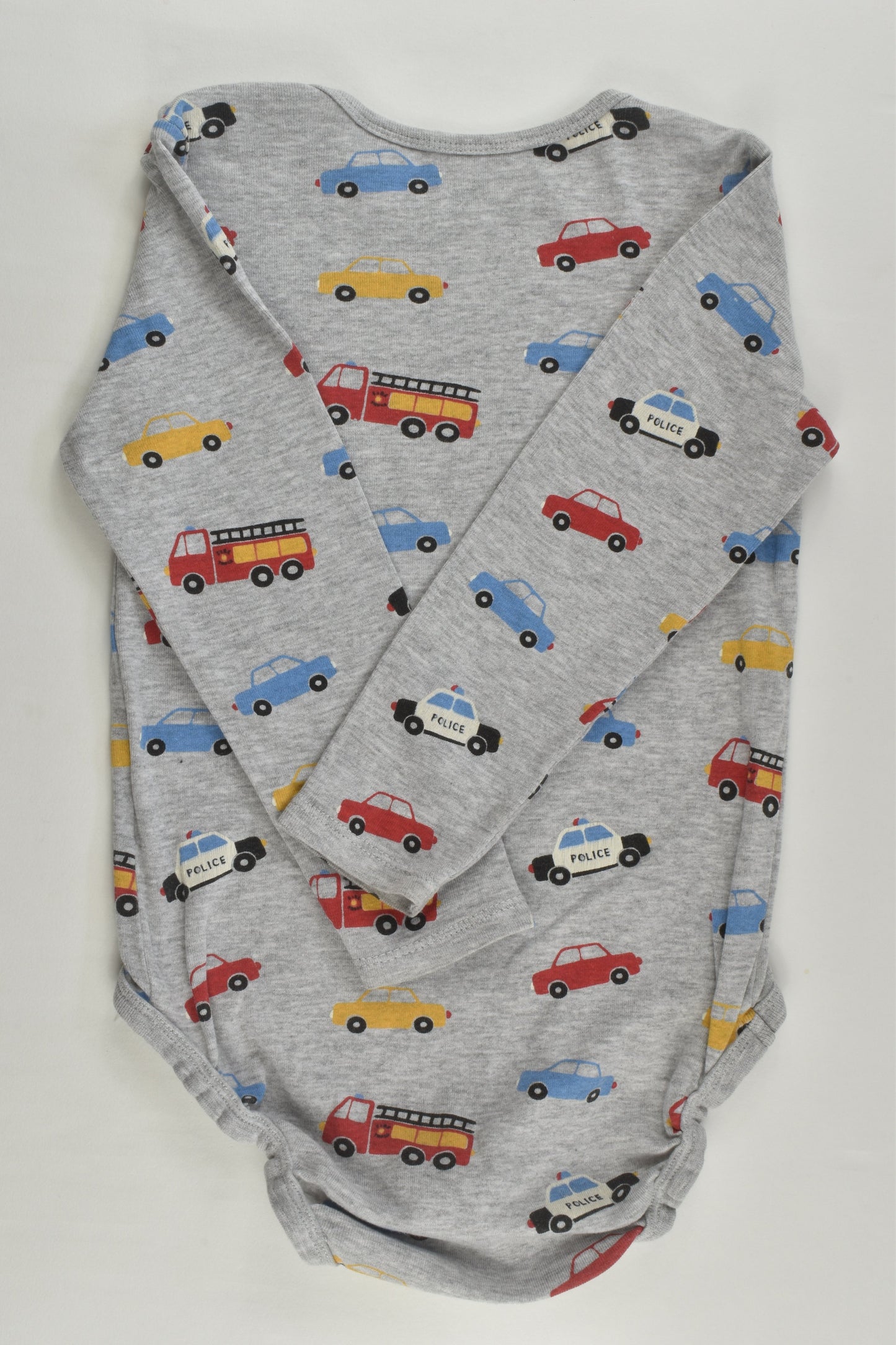 H&M Size 3 Organic Vehicles Bodysuit