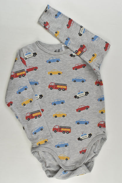H&M Size 3 Organic Vehicles Bodysuit