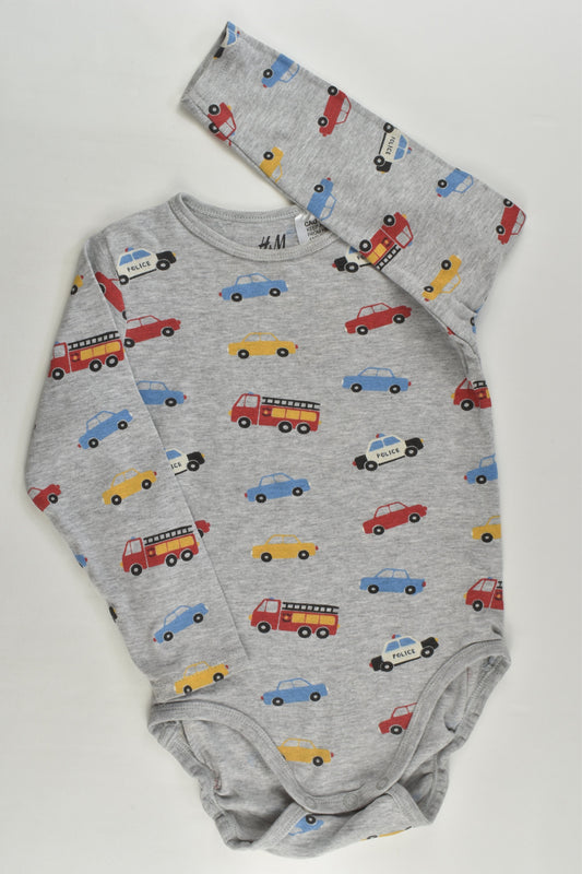 H&M Size 3 Organic Vehicles Bodysuit
