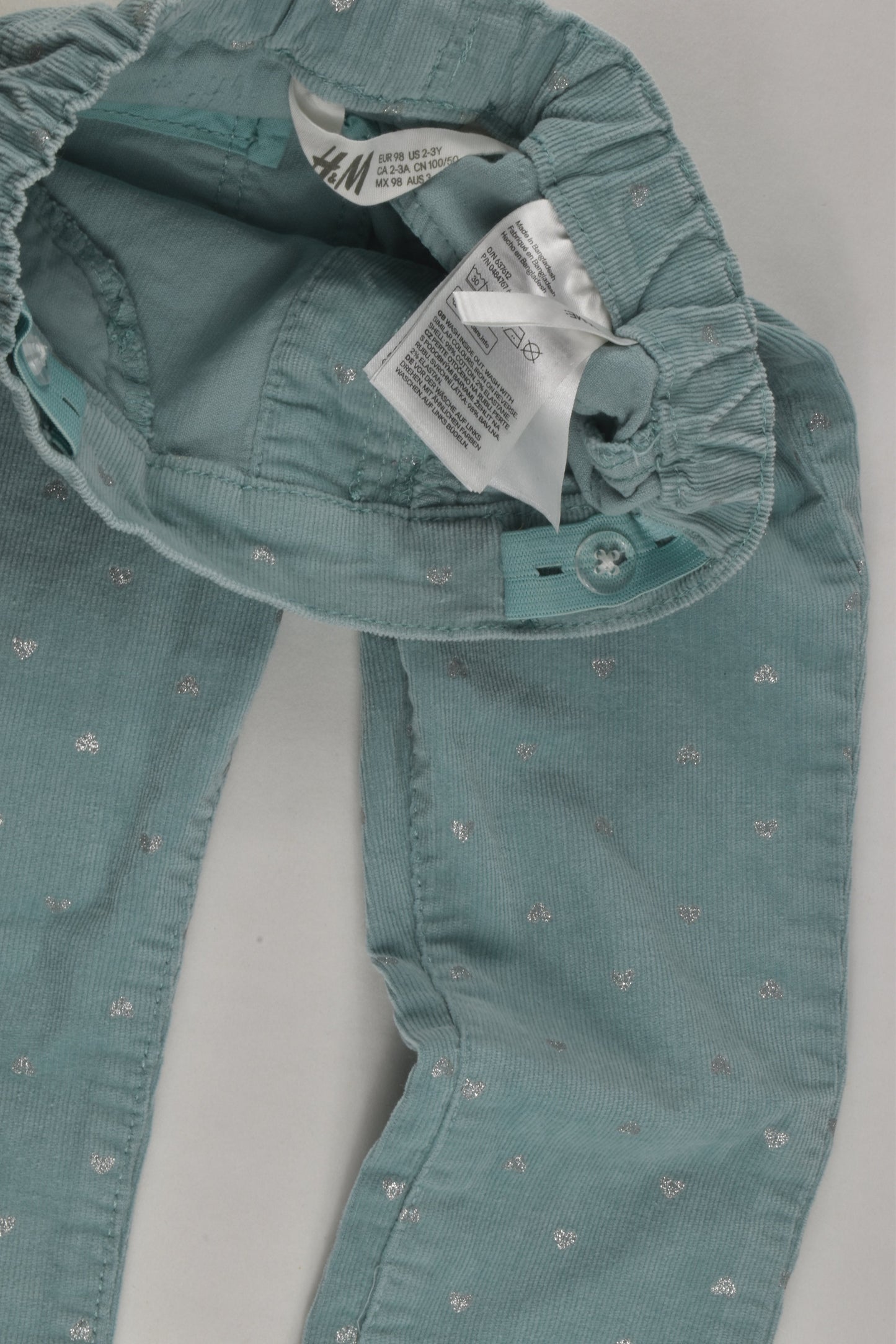 H&M Size 3 Stretchy Cord Pants