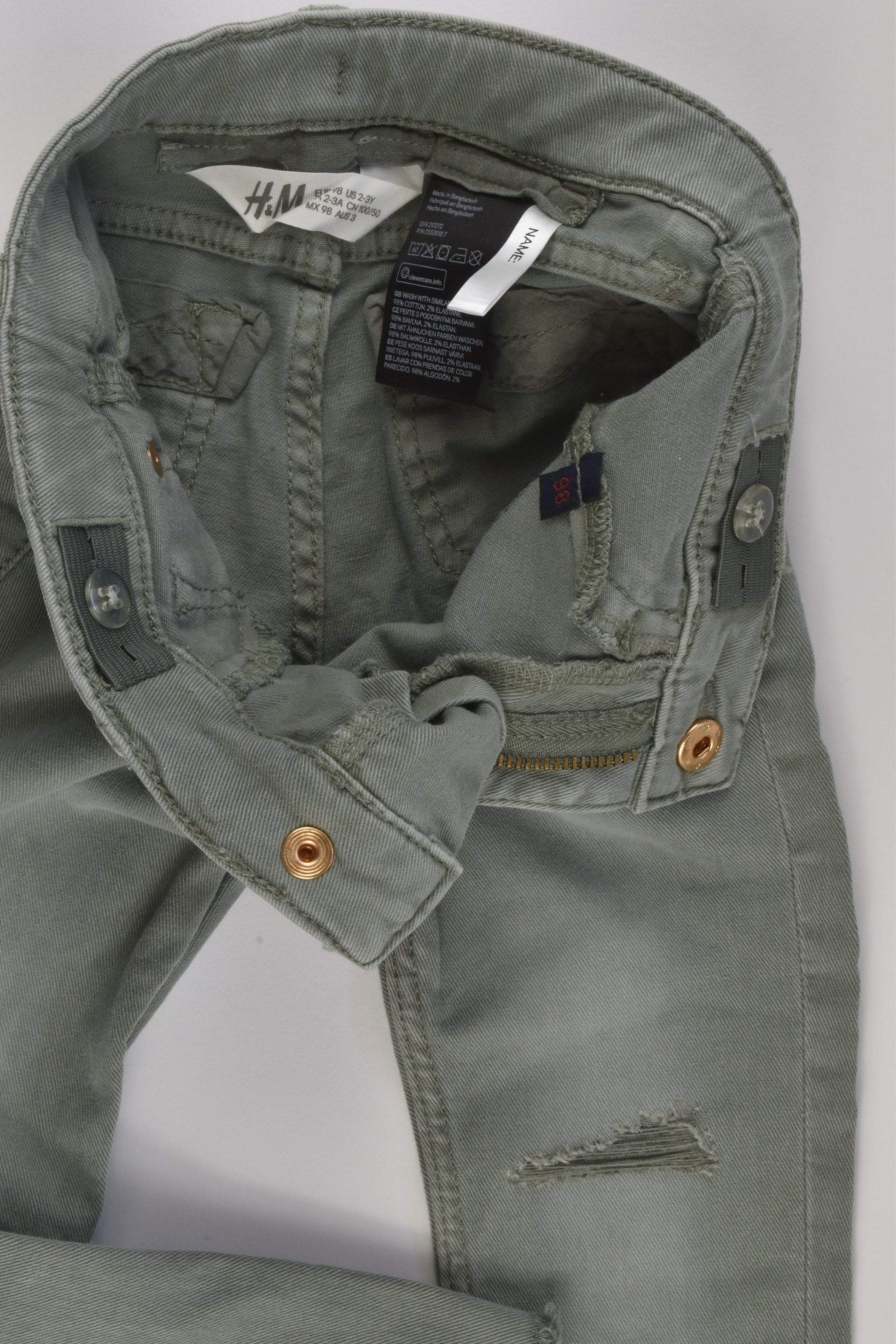 H&M Size 3 Stretchy Denim Pants