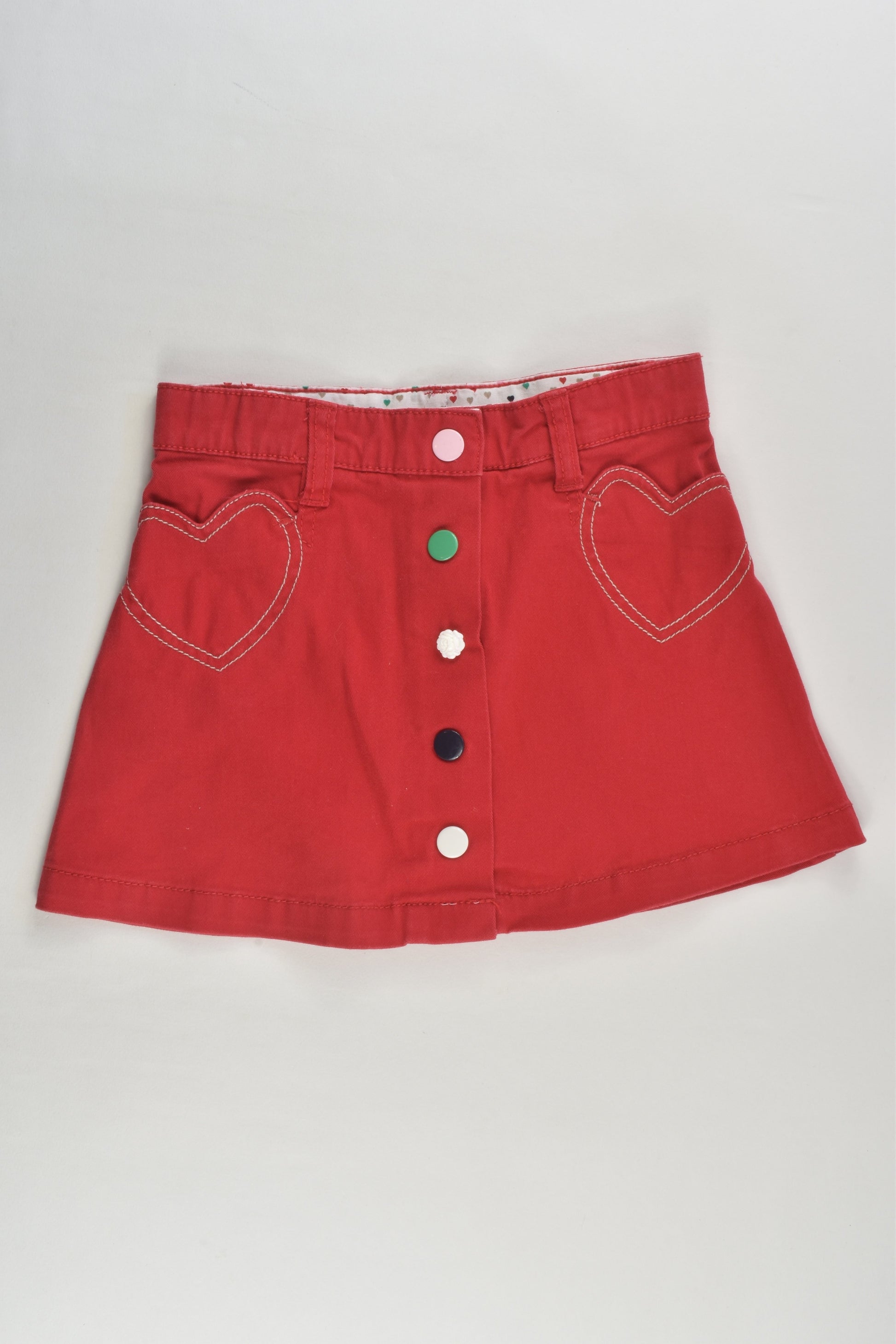H&M Size 4 (104 cm) Love Hearts Details Skirt