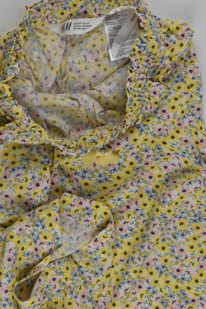 H&M Size 4 Lightweight Floral Pants