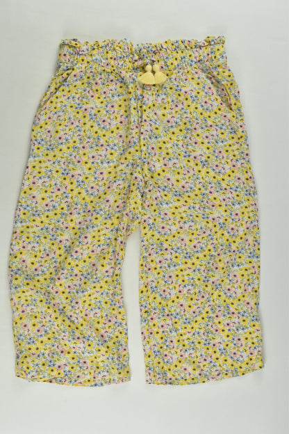 H&M Size 4 Lightweight Floral Pants